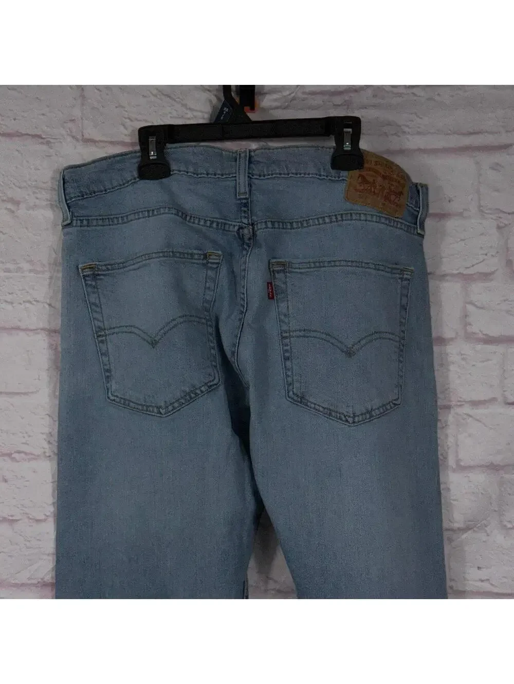 Levi's 512 Slim Tapered Distressed Jeans Size 36x32 - Picture 7 of 11